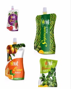 Suikerriet Vruchtensap Drinken 200Ml In Zak, Verfrissende Drank, Handige Verpakking Voor Export