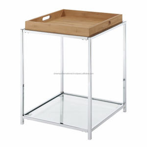 Modern Versatile Square Wood and Metal Coffee <b>Table</b> for Home General Use Furniture for Living Rooms <b>side</b> <b>table</b> - Product Image 1