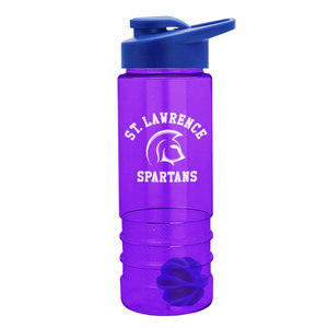 USA Made 24 oz Tritan <strong>Salute</strong> Shaker Bottle With <strong>Drink</strong>-Thru Lid - BPA-free, Features a Mixing Ball and Comes with Your logo - Product Image 1