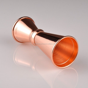 King ชุดจิ๊กเกอร์ค็อกเทลตวงสแตนเลสแบบญี่ปุ่น,ขนาด30 60มล. ทำจากทองแดงทองคู่สำหรับบาร์เทนเดอร์ - Product Image 4