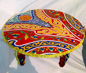 Q1-Q2 Ả Rập Ramadan Trang Trí Nội Thất Dệt Màu Vải Bàn Sàn - Product Image 1