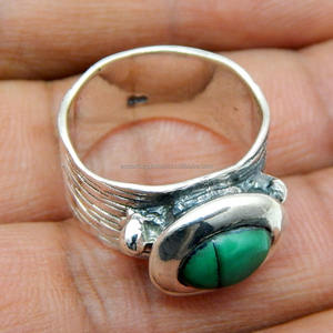 แหวนเงินอัญมณีมรกต925แหวนเงินสเตอร์ลิงเครื่องประดับแหวนหมั้นแต่งงานสำหรับผู้หญิง - Product Image 2