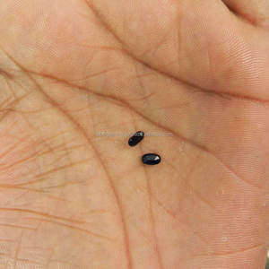 Gema de zafiro azul Natural de corte ovalado, piedra preciosa de gran calidad, 3x5mm, 0,38 Cts, IG3694 - Product Image 1