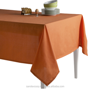 Vente en gros de nappe en lin écologique en Inde nappes en coton doux motif uni pour la maison et les fêtes prix d'usine - Product Image 1