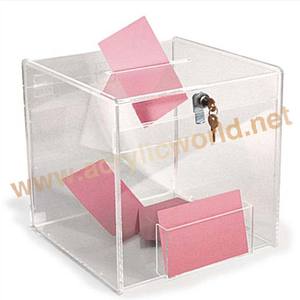 Boîte de ballons en acrylique avec serrure, boîte à démonstration, stimulation - Product Image 5