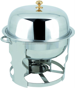 จานร้อนสแตนเลสสำหรับโรงแรมและร้านอาหารรูปทรงกลมดีลักซ์ - Product Image 3