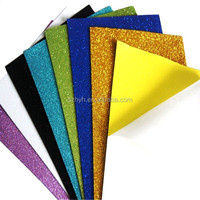 Feuilles de mousse EVA brillantes personnalisées, matériau PE pailleté