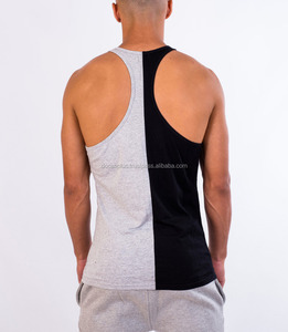 Débardeurs de sport décontractés respirants de couleur unie pour hommes de grande taille - Product Image 5