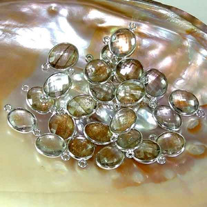 Breloque Cristal 10X30 Forme Poire Double Boucle Lunette Or Rhodium Argent Sterling 925 Bijoux Femme Bohème Trouver Gemme - Product Image 3