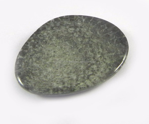 4.87 gms Natural Black Coral Cabochon Fancy Shape 21x28mm, gemstone For jewelry IG0511 - Product Image 2
