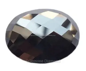 Natural Black Oval Shape Rose cut Loose Diamonds From Indian Manufacture, Black Diamonds Supplier