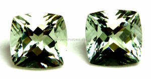 Amatista Piedra preciosa de corte Natural 9X9MM Forma de mezcla Facetada Piedra preciosa suelta Amatista Fabricación de joyas Piedra amatista verde brasileña - Product Image 2