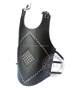 ימי הביניים <span class=keywords><strong>Cuirass</strong></span> עור שרירים שריון יווני שרירים מעיל עם חגורת ושחזור החושן עבור קוספליי תפקיד לשחק תלבושות - Product Image 4