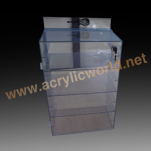 Caja de exhibición de acrílico personalizada al por mayor para cargador de teléfono, accesorios móviles, armario de plástico, soporte de exhibición de acrílico - Product Image 1
