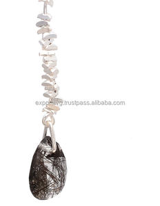 925ต่างหูเงินสเตอร์ลิงประดับควอตซ์ชุบทองแร่ดำดีไซน์โบฮีเมียนได้รับการรับรองจากบุคคลที่สาม - Product Image 2