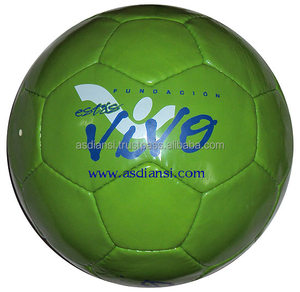 Ballon de football personnalisé de haute qualité avec logo, taille PVC, PU et vessie en latex pour les cadeaux sportifs et les promotions - Product Image 2