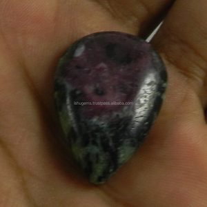 21X30มม. พลอยทับทิมธรรมชาติ8.10กรัมลูกแพร์อัญมณีทำด้วยมือ Cabochon - Product Image 3