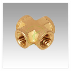 ข้อต่อท่อแบบไขว้ทองเหลืองตัวเมียมีความทนทานต่อการกัดกร่อน - Product Image 3