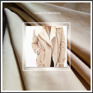 Cuir de mouton véritable d'Indonésie, daim écologique, marque Budi Makmur, pas cher, avec finition grainée pour la fabrication de sacs à main et de vêtements - Product Image 2