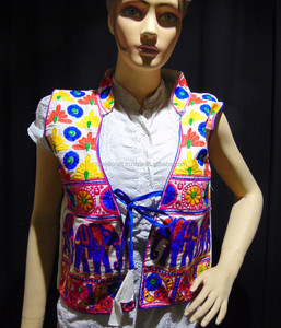 Indio de algodón de las mujeres de trabajo de mujeres, chaqueta étnica - Product Image 3