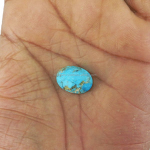 Piedra preciosa ovalada de buena calidad para fabricación de joyas, piedra Natural de color turquesa, ovalada, rosa, 13x18mm, 10,6 Cts - Product Image 2