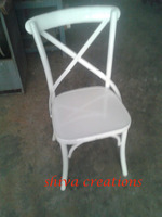 Chaise de salle à manger Shiva Creations, style industriel moderne, structure en métal, assise en bois, pour la maison