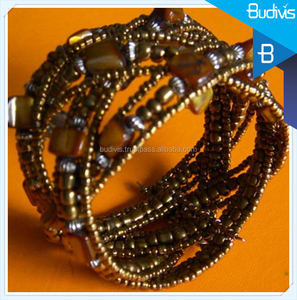 สร้อยโชคเกอร์ลูกปัดทำด้วยมือสำหรับทุกเพศกำไลข้อมือจี้หลายชั้นรูปทรงกุญแจครบรอบ - Product Image 2