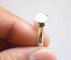 Fait à la main belle forme arc-en-ciel pierre de lune pierres précieuses anneau lunette réglage à facettes naturel argent placage fête de mariage parfait - Product Image 2