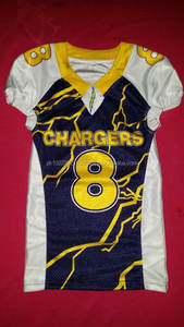 Maillots de football américain personnalisables AP WEAR, ensembles à manches courtes, respirants, grandes tailles, saison estivale, 100% polyester - Product Image 2