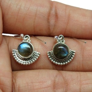 Labradorite bleue, pendentif en argent Sterling 925, Design en argent 2018, bijoux de créateur en argent, vente en gros - Product Image 6