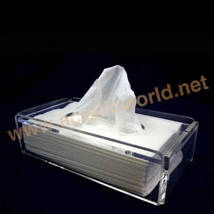 กล่องทิชชู่กล่องอะคริลิคกล่องทิชชู่กล่องทิชชู่ชั้นวางผ้าเช็ดปาก - Product Image 1