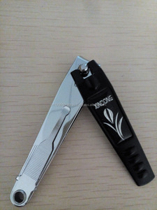 Coupe-ongles professionnel en acier au carbone, avec design d'impression florale, emballage sur plateau en plastique - Product Image 2