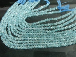 ลูกปัดหินโทแพซธรรมชาติสีฟ้าขนาด6มม. สำหรับเครื่องประดับ - Product Image 5