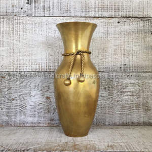 แจกันดอกไม้แจกันทองเหลืองแจกันดอกไม้ตกแต่ง - Product Image 1