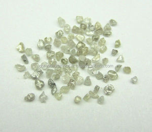 יהלומי גלם בהרבה טבעי 1.00 Mm כדי 2 Mm גודל לבן, אפור תכשיטי יהלומי גלם, תעשייתי 100% טבעי יהלומים GD173 - Product Image 3