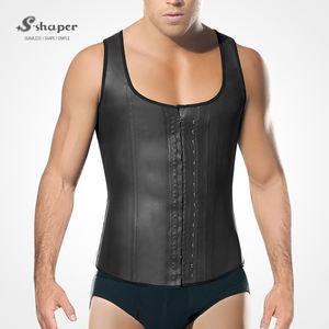 S-SHAPER Body Shaper Corsets Breathable Latex Waist <b>Trainer</b> Vest with 3 Hooks Plus Size Steal Boned Cincher Comes with Box - Product Image 1