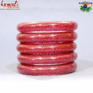 Bracelet en résine transparente avec paillettes, bracelets bruns à la mode - Product Image 2