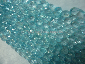 Boule de pépite de topaze bleue pour la fabrication de bijoux, fabrication de colliers et fourniture de pierres en gros - Product Image 5