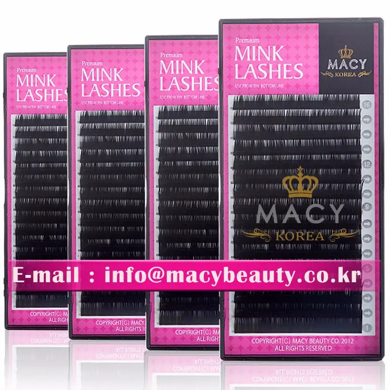 แฟชั่นสไตล์เกาหลีขายส่ง Macy ต่อขนตาขายร้อน Lash