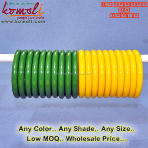 Plain Simple Handmade Resin Solid Color Bangles <b>Bracelets</b> Jewellery - Product Image 6