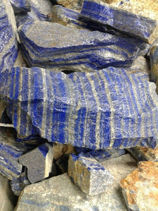 Lapis Lazuli Bleu Rugueux Pierres Précieuses En Vrac Vente rugueux - Product Image 2