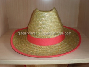 Precio más barato de sombrero de paja de la hoja de palma sombrero NATURAL sombrero 2017 (Correo electrónico: info@gianguyencraft.com) - Product Image 1