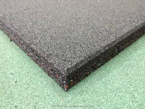 ErgoTile QUAD no odor smelling rubber tile - Product Image 1