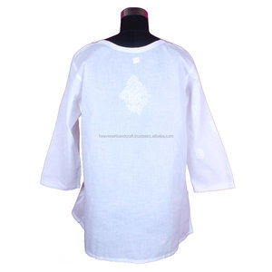 DR166 Summer Special Cotton Kurti Wholesale Designer Kurti <b>Party</b> Wear Cotton Kurta Cotton Chikankari <b>Shirt</b> Tunic Women - Product Image 2