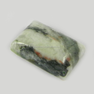 Pierre précieuse rectangulaire en jaspe fluorescent naturel de qualité supérieure, 2,20 g, 10x17 mm, pour bijoux IG0885 - Product Image 1