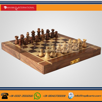 Jeux d'échecs de sport d'intérieur en bois pliants pour enfants et adultes