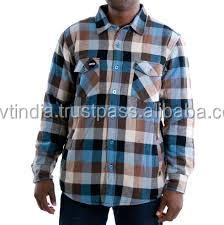 Chemise en flanelle de coton personnalisée pour hommes Chemise à carreaux légère à manches courtes imprimée OEM Chemises en gros bon marché - Product Image 2