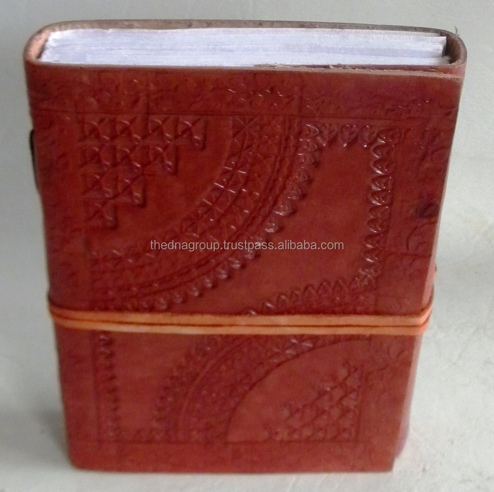 Скетчбук ручной работы из кожи с гравировкой, Повседневная маленькая книга, винтажный блокнот из натуральной кожи