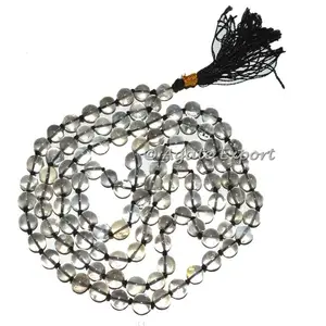 Tree agate Knotted Crystal Quartz gemstone Mala With 108 Prayer Beads Perfect For Meditation Wholesale Jap Mala