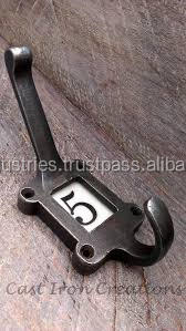 OMG các ngành công nghiệp bán buôn tốt nhất vật liệu kẽm đúc sắt trường móc áo cổ đen hat móc mắt trượt lấy clevis móc khác - Product Image 3